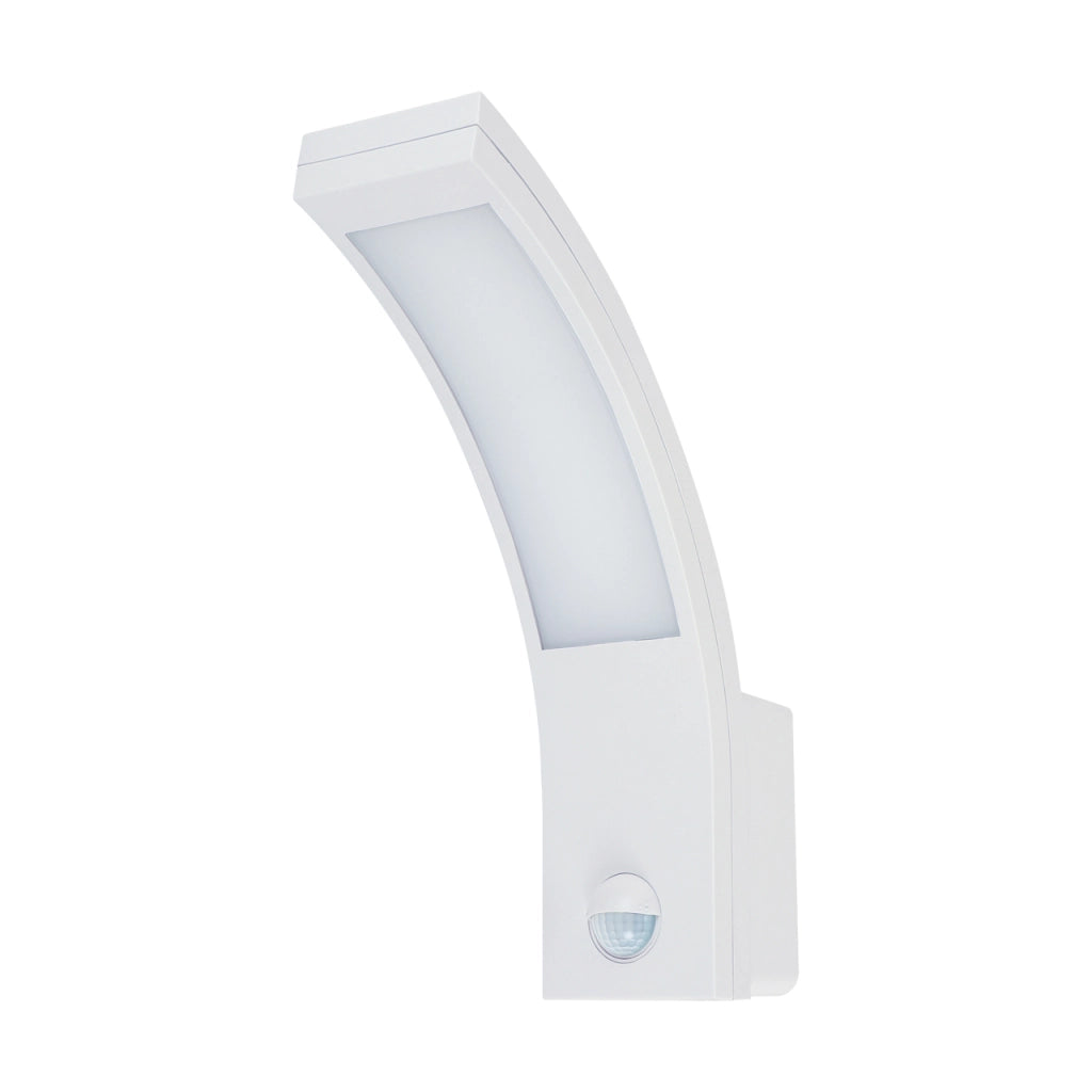 Applique esterna LED bianca Struhm 10W 4000K PIR IP54