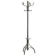 Appendiabiti da terra in legno Nero 45x45x182h