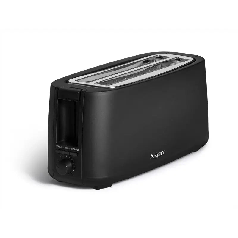 Tostapane lungo doppo nero 1400W