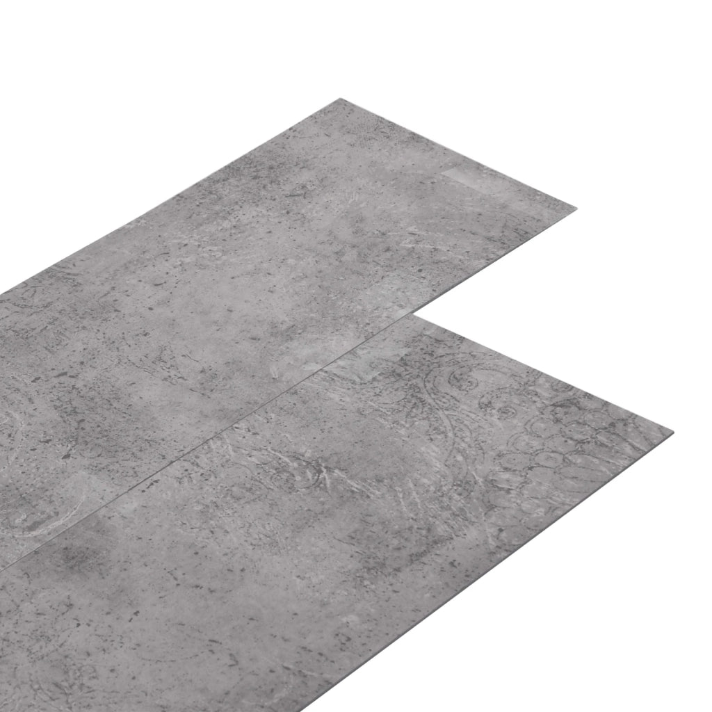 Tavole per Pavimenti 18 pz Marrone Cemento 5,26 m2 PVC CFW9692996