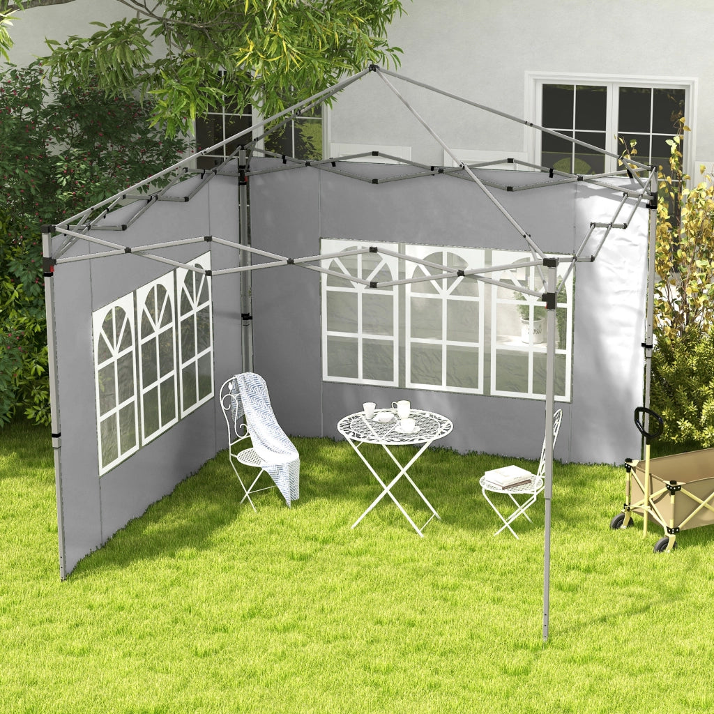 Pannelli Laterali per Tendone ¨C Minimal ¨C Grigio Chiaro 295x195 cm