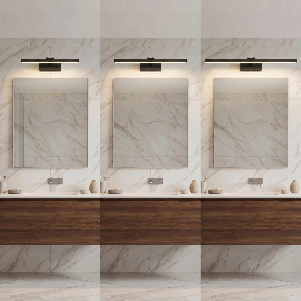 Applique Da Bagno Led APP1866-1W 40 Cm Black