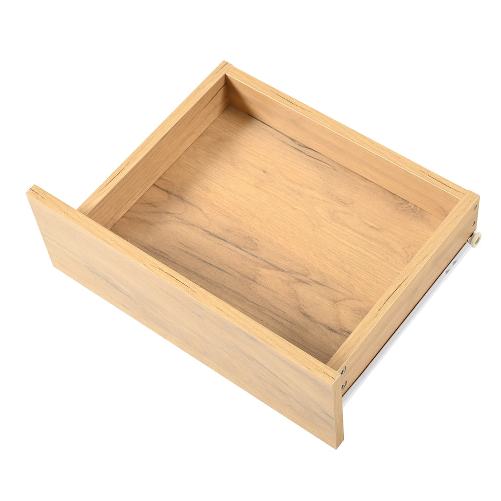 Mobile TV Basso ¨C MINIMAL ¨C Bianco e Legno, da Parete o a Pavimento