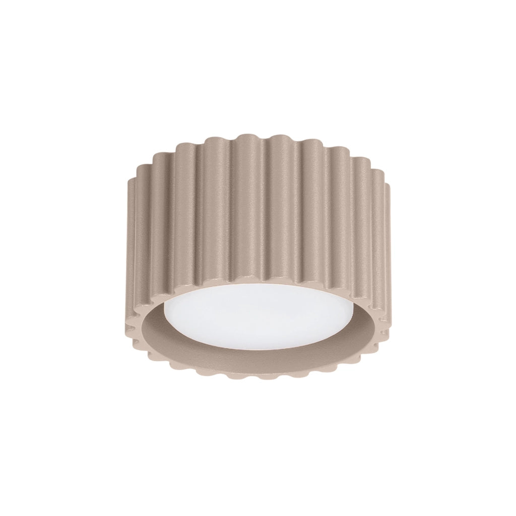 Spot soffitto moderno tondo taupe 6cm GX53 Pure Lume