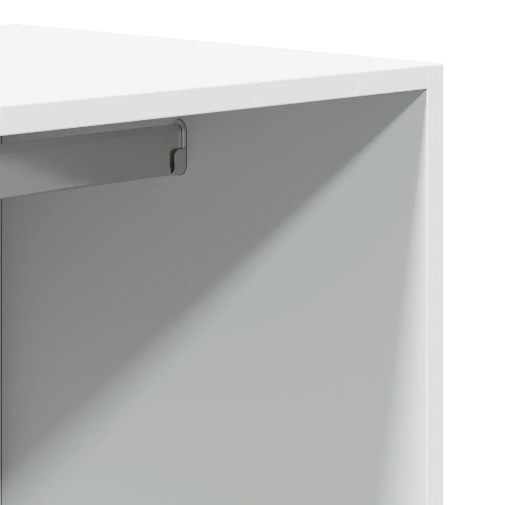 Armadio Bianco 80x50x200 cm in Legno Multistrato 3307747