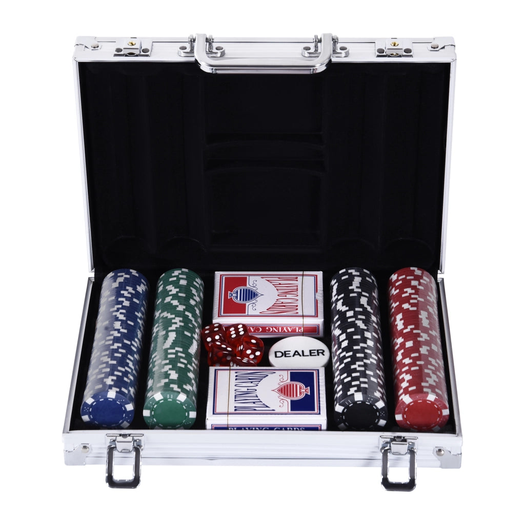 Valigetta Poker Professionale ¨C Minimal ¨C Alluminio, 200 Fiches, 2 Mazzi