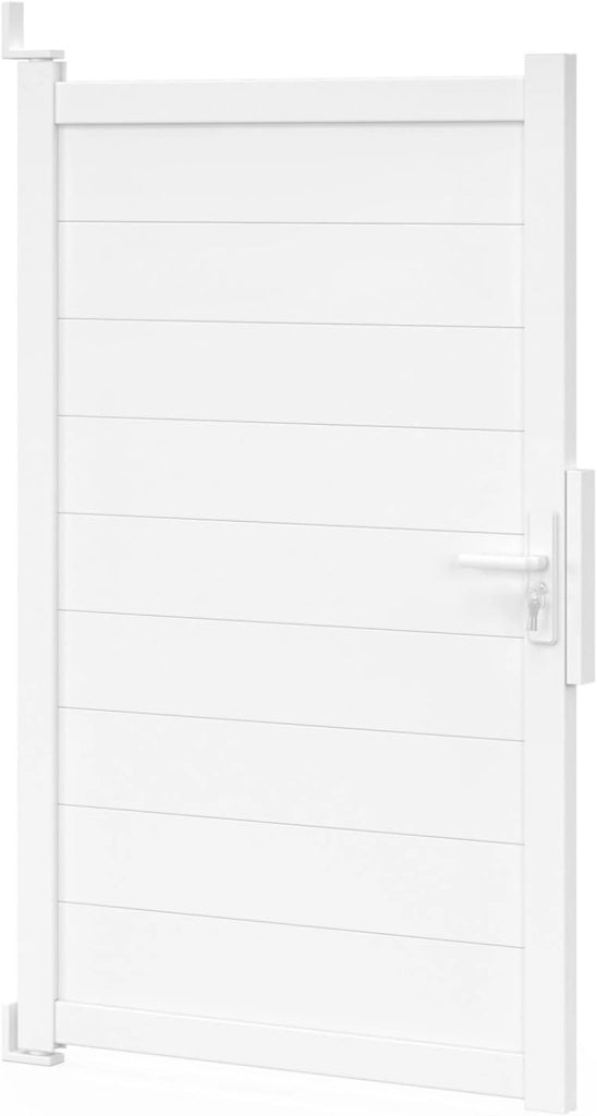 100x160 cm porta a battente in alluminio bianco