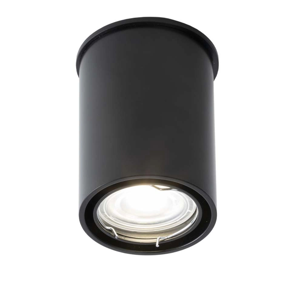 Spot soffitto nero tondo orientabile GU10 10W Osaka Shilo