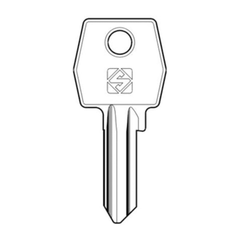 SILCA AGB2 CHIAVE PROFILO OTTONE- 10,0 pz