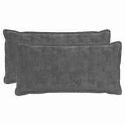 Federa 2 pcs HOUTEN Grigio Scuro 40 x 80 cm 918454
