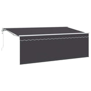 Tenda Retrattile Antracite 400 x 200 cm Poliestere e Alluminio 3329800