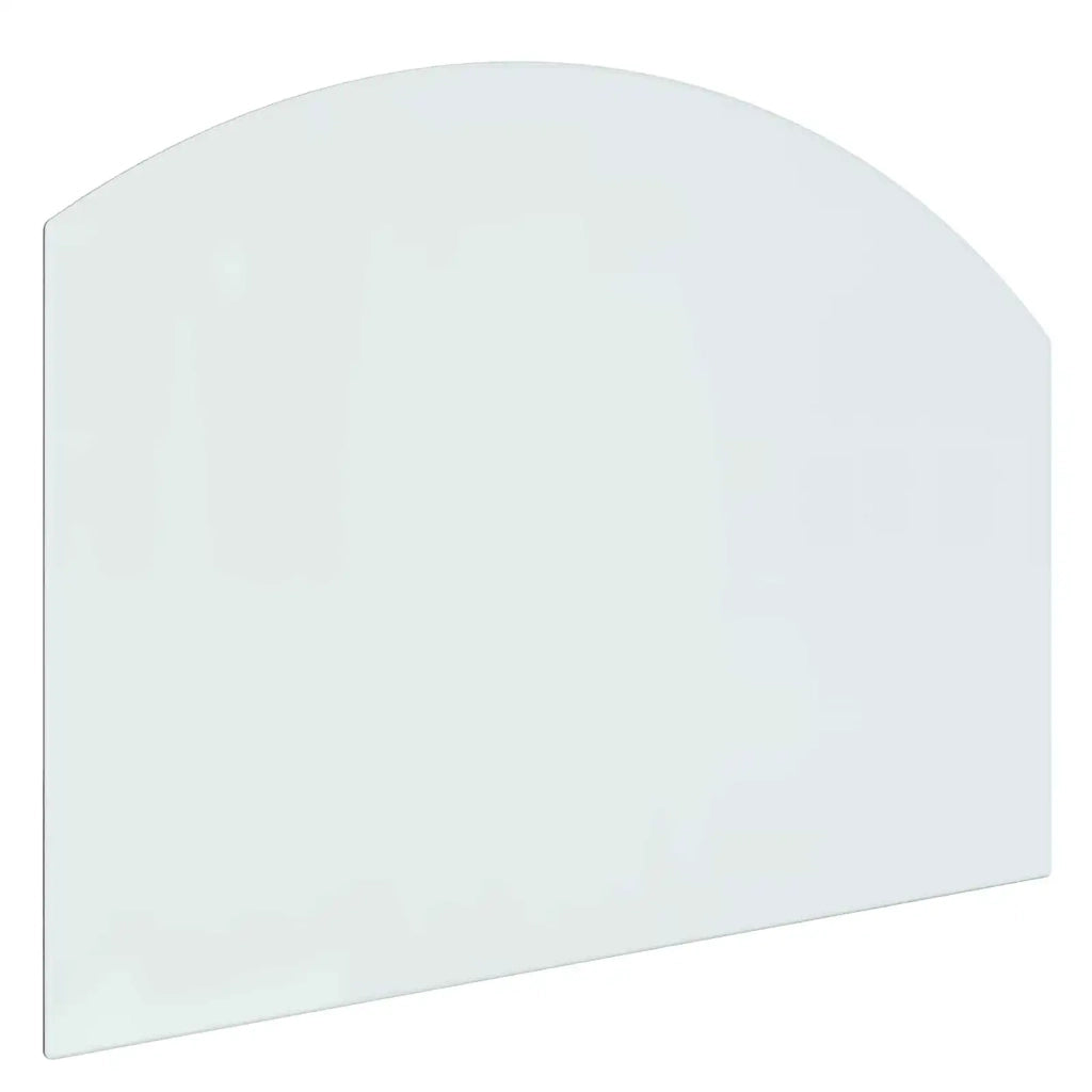 Piastra in vetro per camino Trasparente 80 x 60 cm Vetro