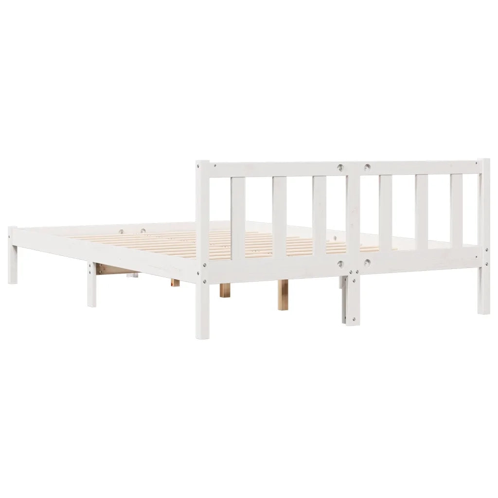 Letto matrimoniale | Letto per adulti | Letto Extra Lungo senza Materasso 160x220 cm in Legno di Pino