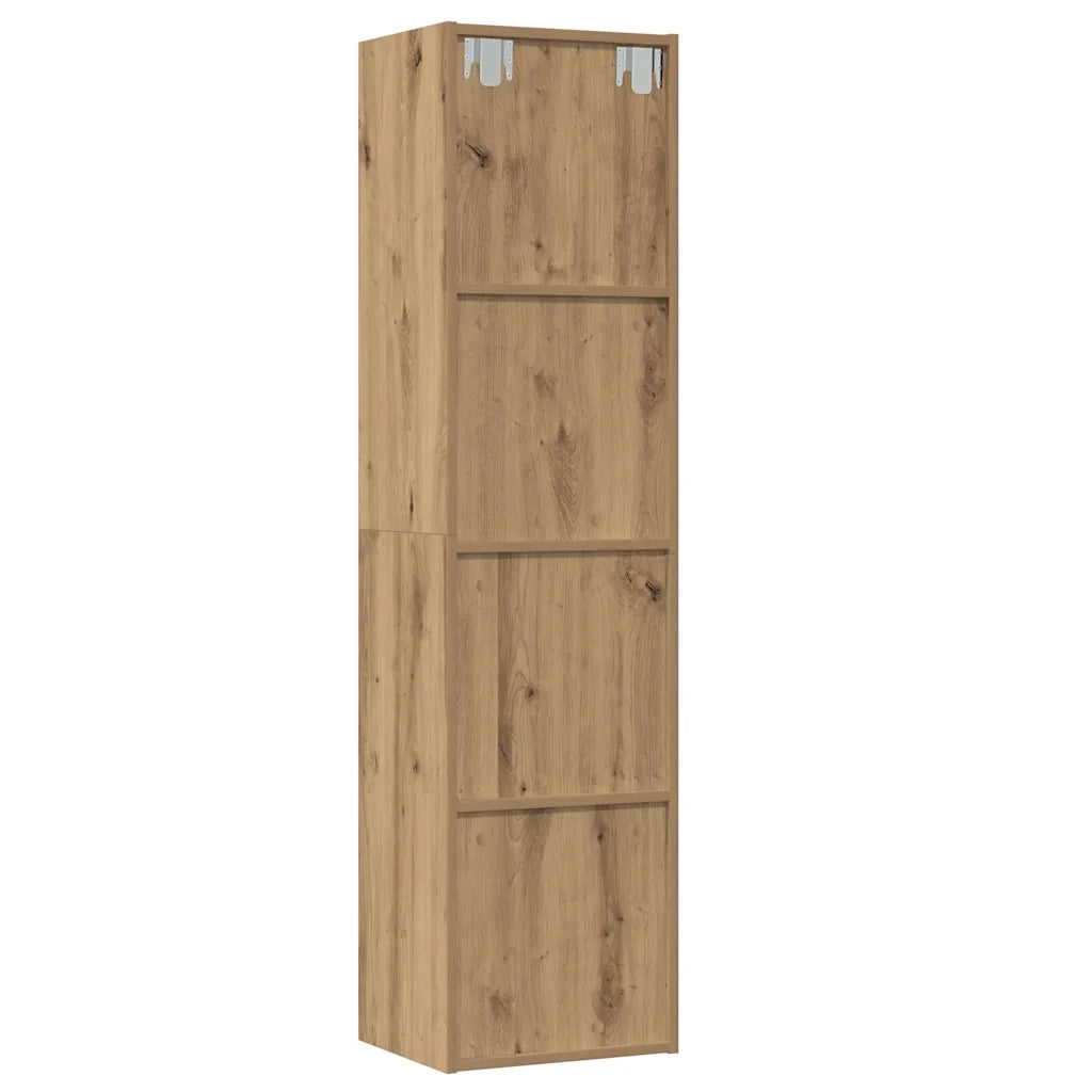 Libreria-Mobile TV Legno Antico 36x30x143 cm Legno Multistrato