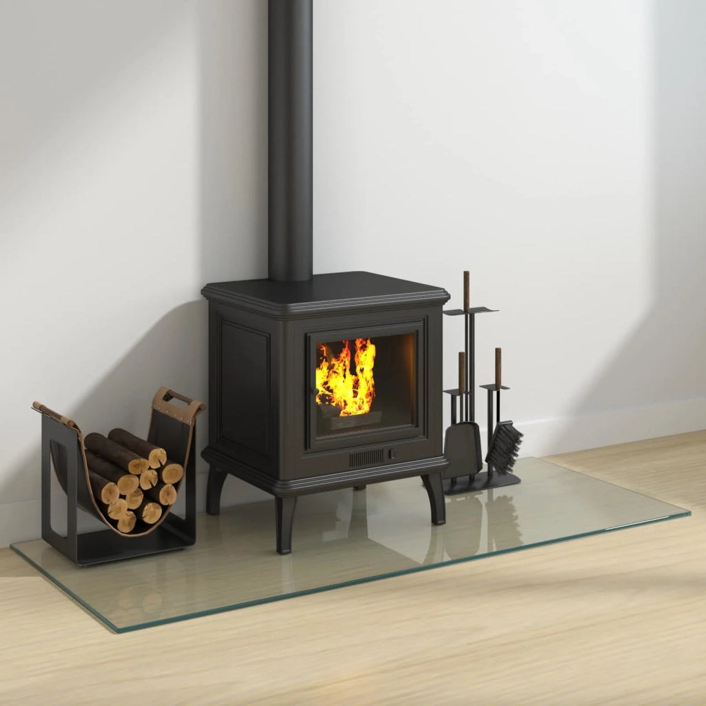 Piastra in vetro per camino Trasparente 120 x 50 cm Vetro CFW7884359
