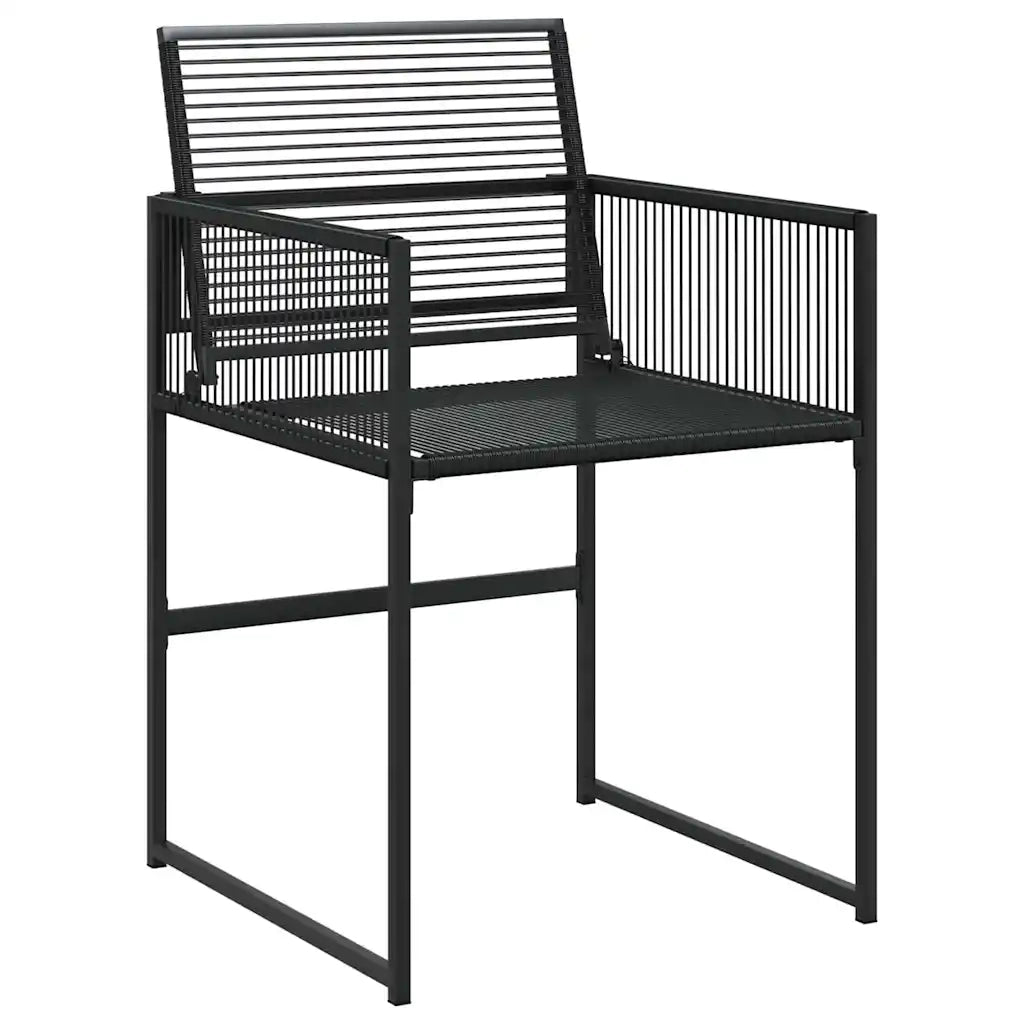 Set da Pranzo per Giardino 5 pcs Nero 3379327
