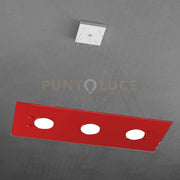PATH SOSPENSIONE 3 LUCI ROSSO 1141-S3 R-RO