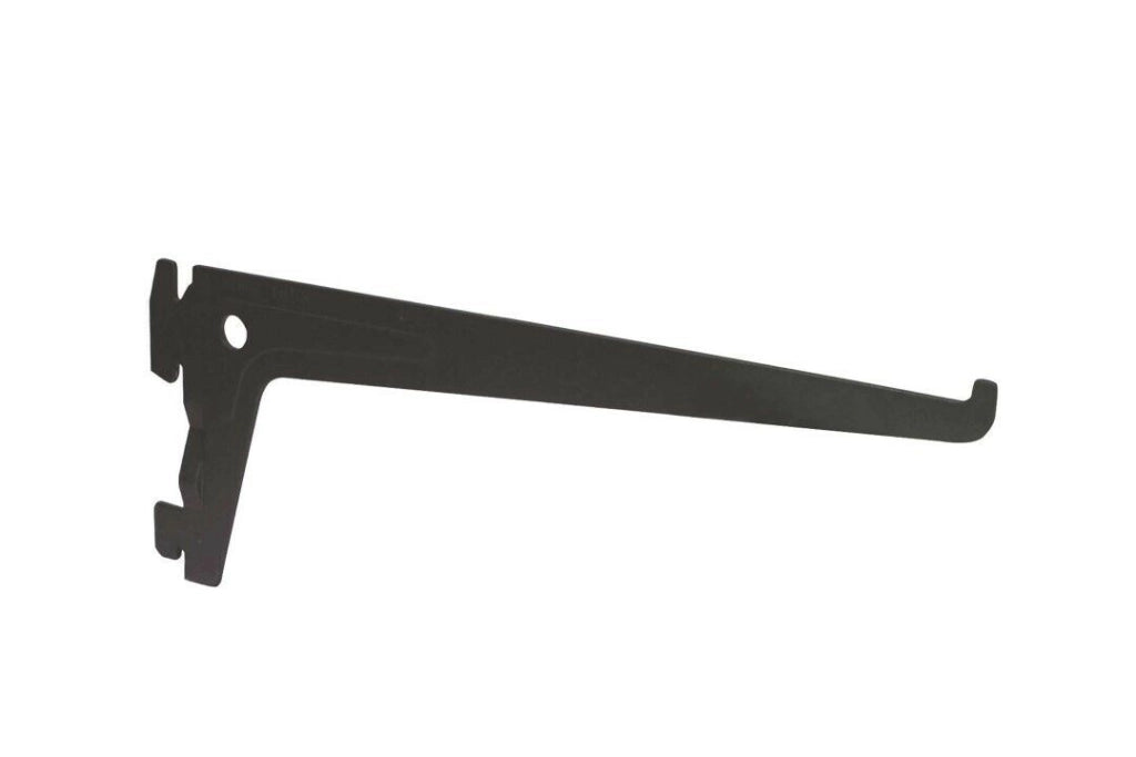 Reggimensola A 2 Ganci Nera 20 Cm Set 5 Pezzi - Masidef