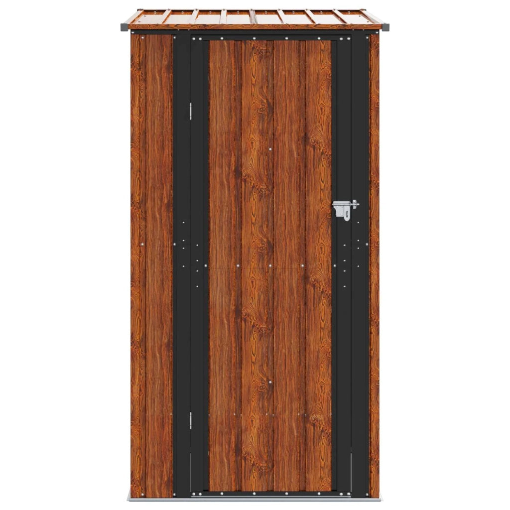 Casette da giardino Marrone 103 x 86 x 200 cm Metallo