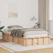 Letto singolo | Letto per adulti | Struttura del letto Marrone 80 x 200 cm Pino massello
