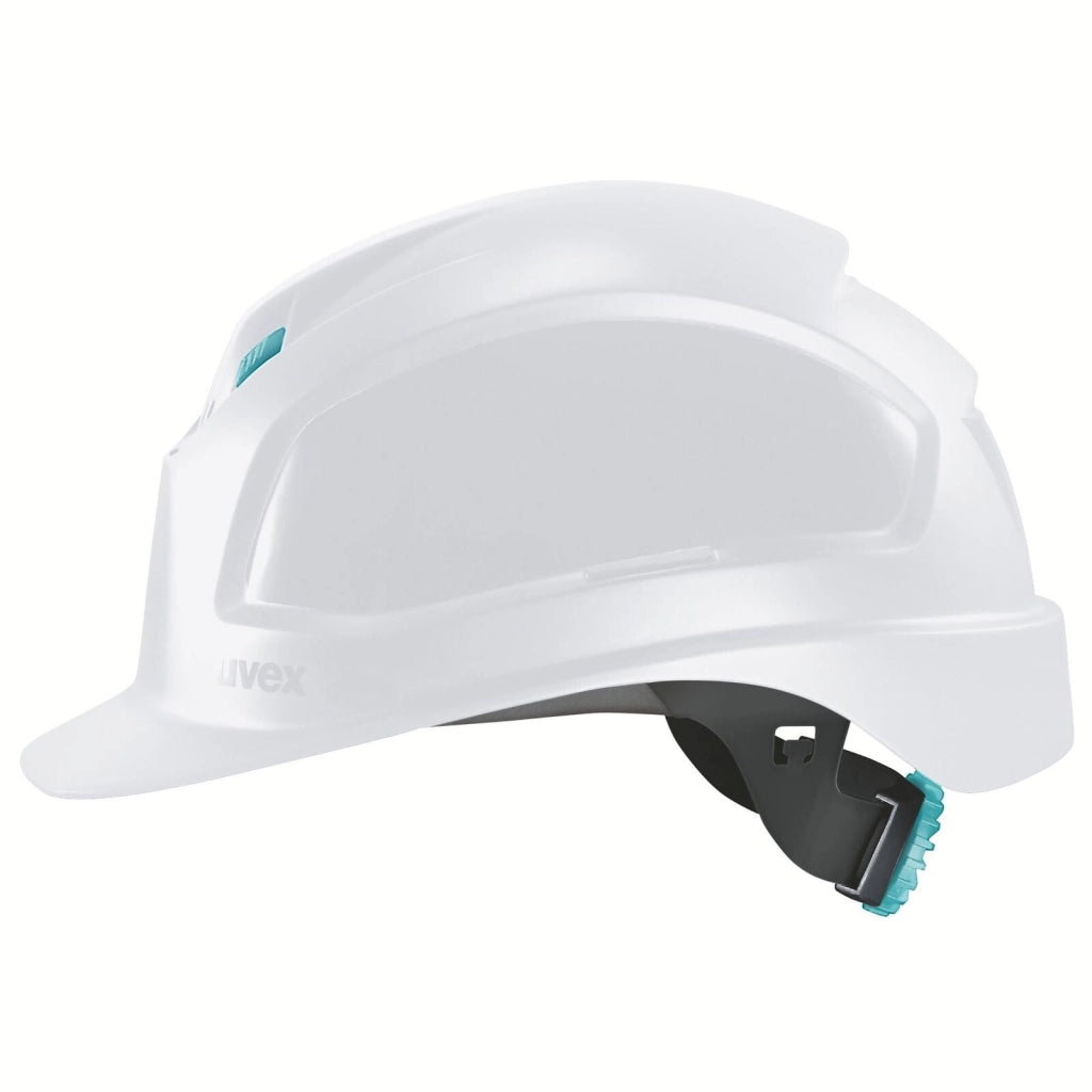 Uvex 9772042 pheos B-WR Elmetto Protettivo Industriale HDPE Unisex 52-61 cm EN 397 con aerazione colore Bianco