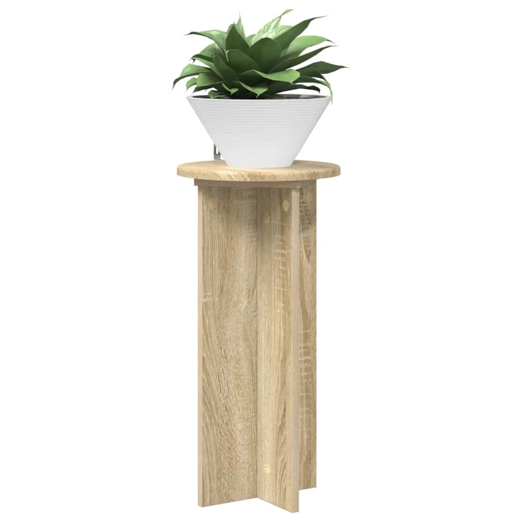 Supporto per piante | Sostegno per piante 2 pz Rovere Sonoma 29,5 x 29,5 x 60 cm