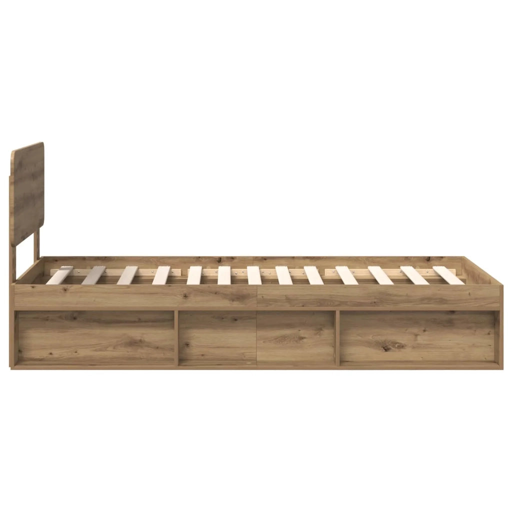 Struttura del letto Rovere Artigianale 100 x 200 cm 3412122