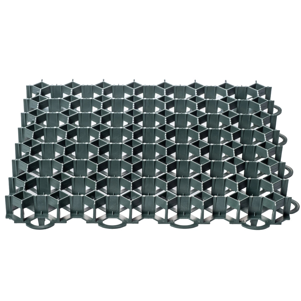 Griglia di protezione per prato KADAX Geogrid 50x50x3,5 cm, 24 pezzi, giardino, 530 tonnellate/m²