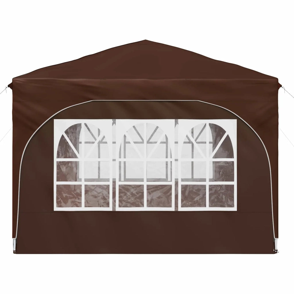 Tenda per feste a pop-up 290 x 290 x 245 cm Marrone 42019874