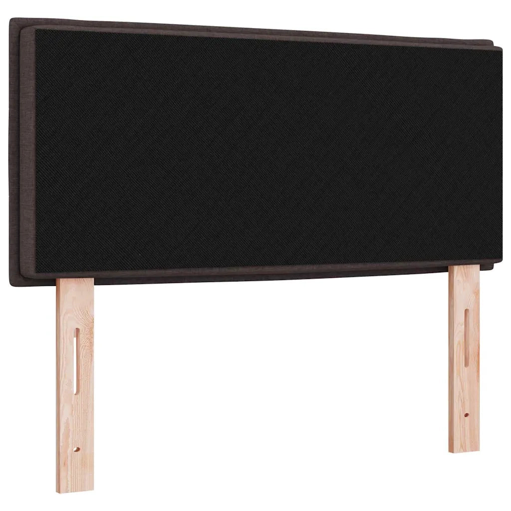 Testiera LED con strisce LED Marrone Scuro 90 cm Tessuto 3337974