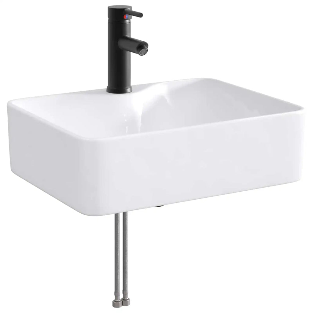 Set di mobili per il bagno Bianco Lucido Legno ingegnerizzato 3404294