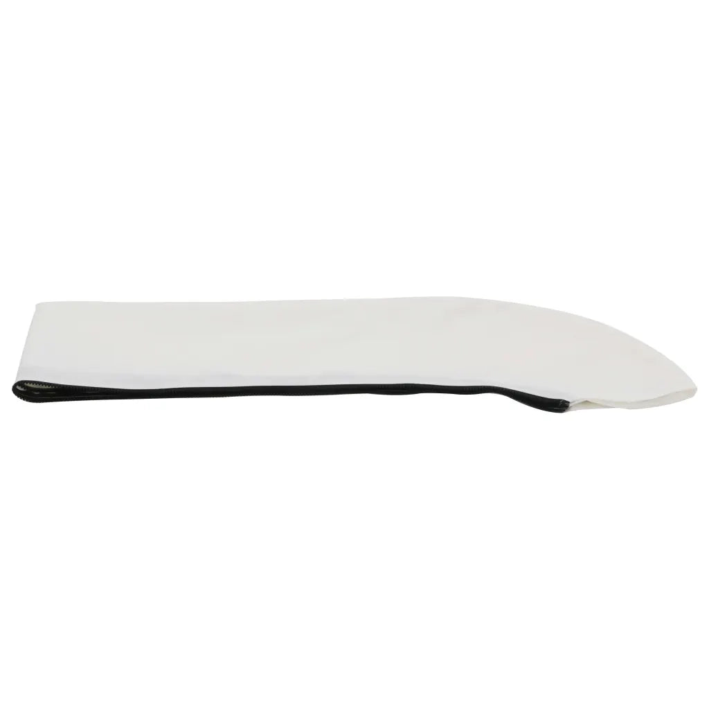 Bimini di Prua con Tendalino a 4 Archi Bianco 243x180x137 cm 92367