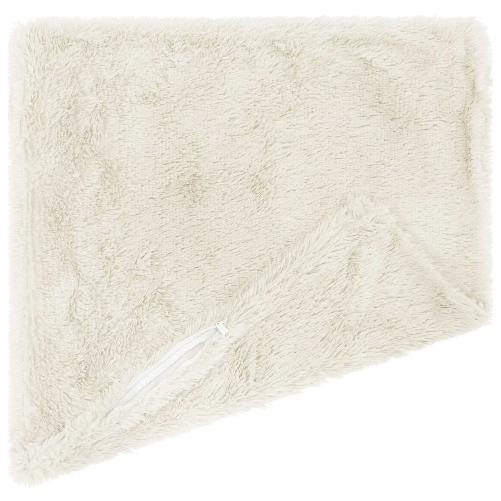 Cuscino con cuscino HEERLEN 6 pz Bianco Fleece PV 927239