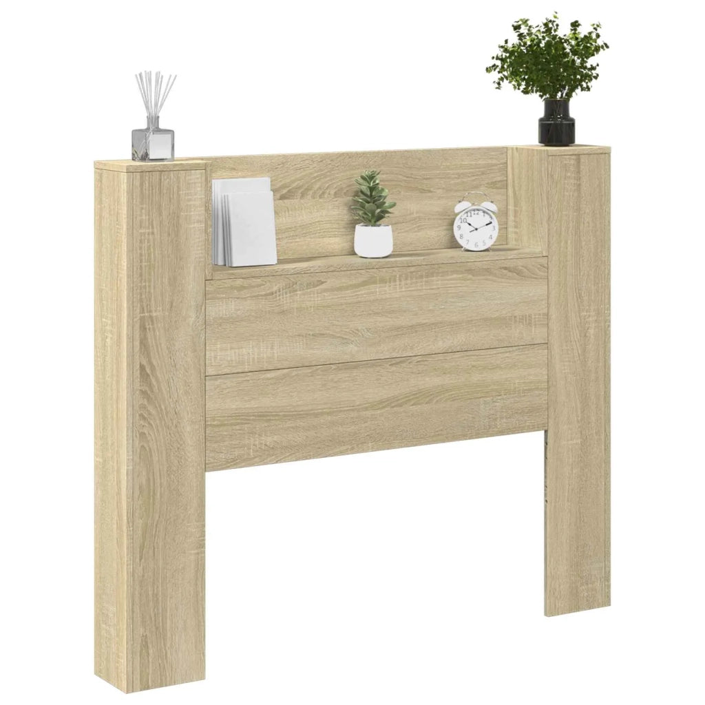 Testata con Mobile e LED Sonoma 120 x 16,5 x 103,5 cm 8006537