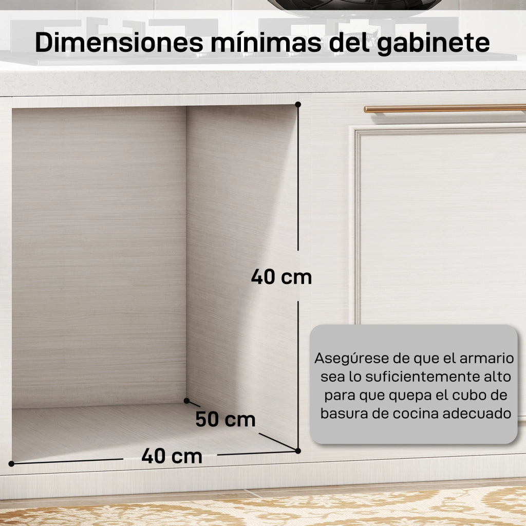Pattumiera Estraibile Sottolavello ¨C Xylo ¨C 2 Contenitori 30L Grigio Chiaro