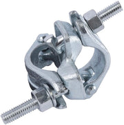 Pezzo di scambio a 90° - Connettore a doppia presa - Acciaio al carbonio Q235 - Diametro 48 x 48 mm - Galvanizzato a freddo - Resistente all'usura - Connettore di gru