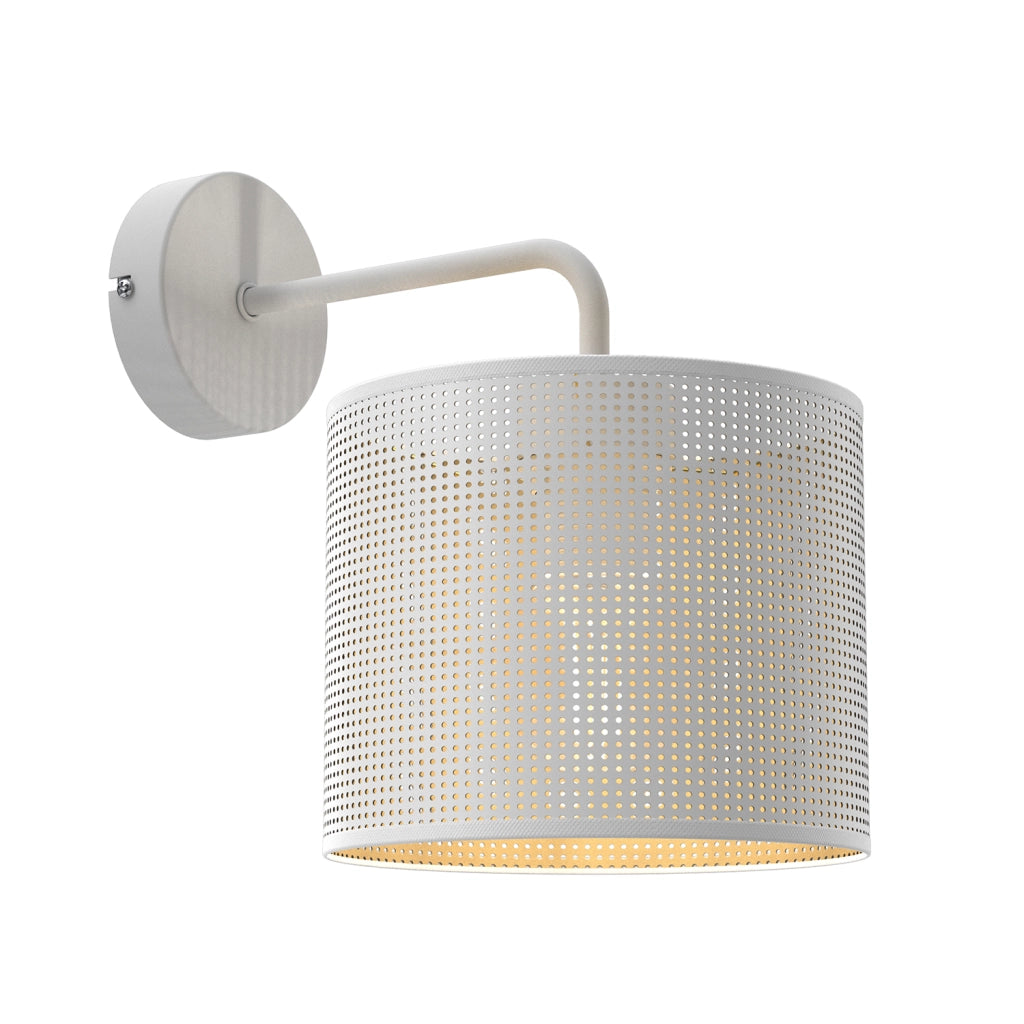Applique bianca interno oro Loft Shade E27 15W Luminex