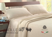 Coperta Invernale Modello Abeille In Lana Merino - 1 Piazza e Mezza - Abeille