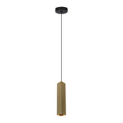 Lampada a sospensione Italux Tecno oro/nero GU10 1L