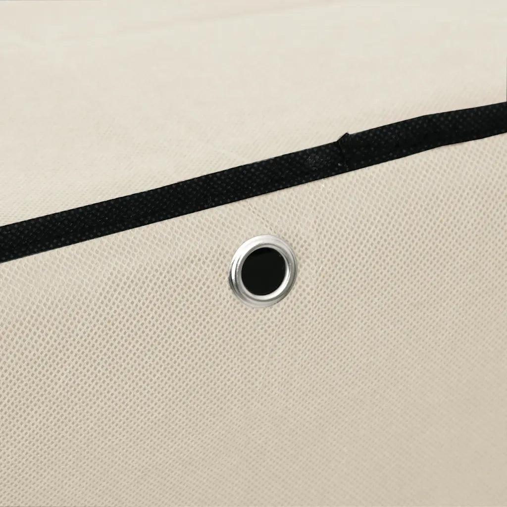 Scarpiera | Mobile per scarpe Crema 60x30x166 cm Tessuto