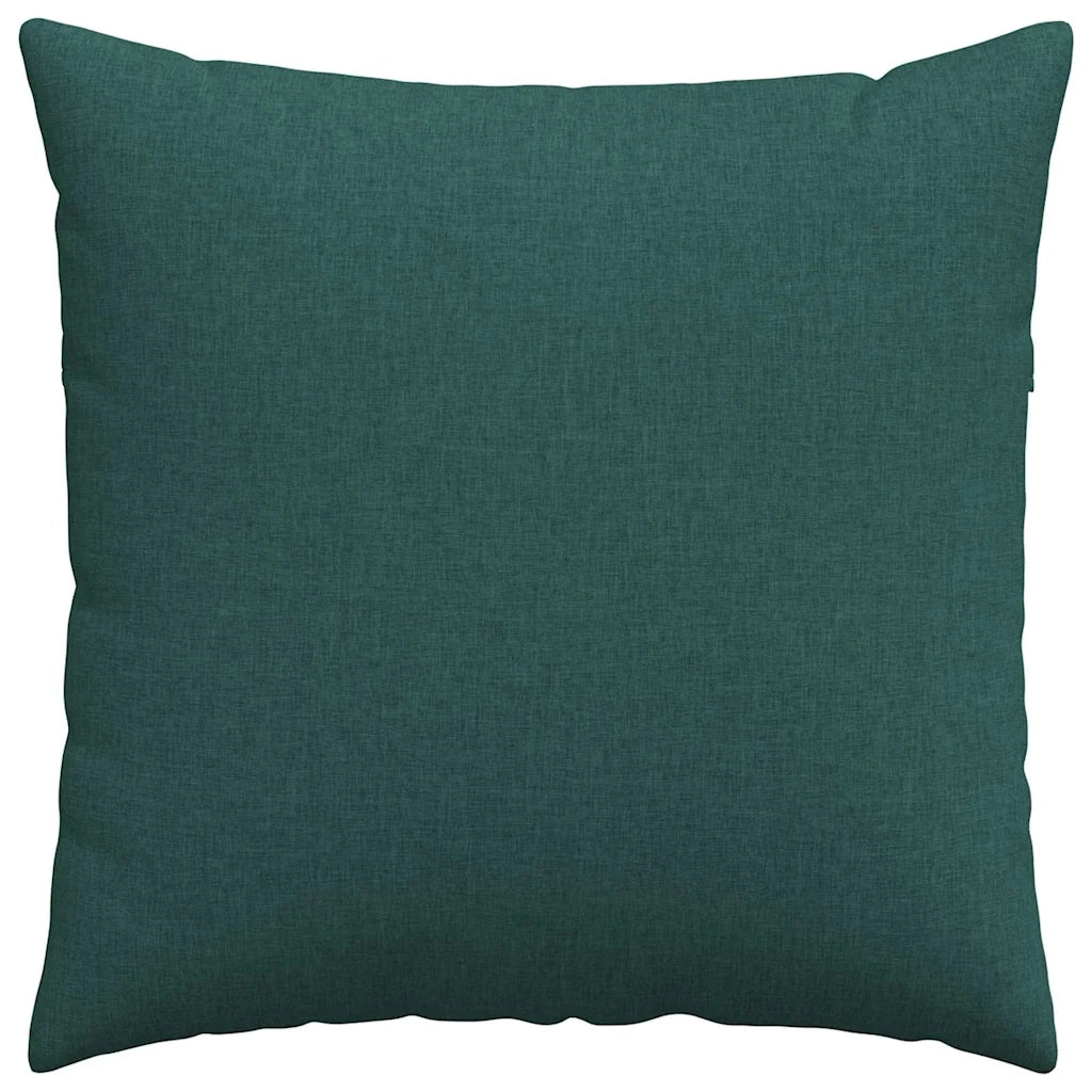 Cuscini da Divano 2 pcs Verde Scuro 80 x 80 cm Tessuto 42014045