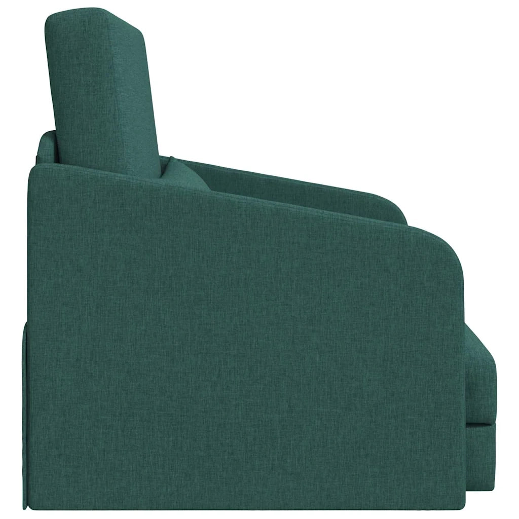 Divano letto-Sofa Letto-Daybed Verde Scuro 65 x 80 x 83 cm Tessuto