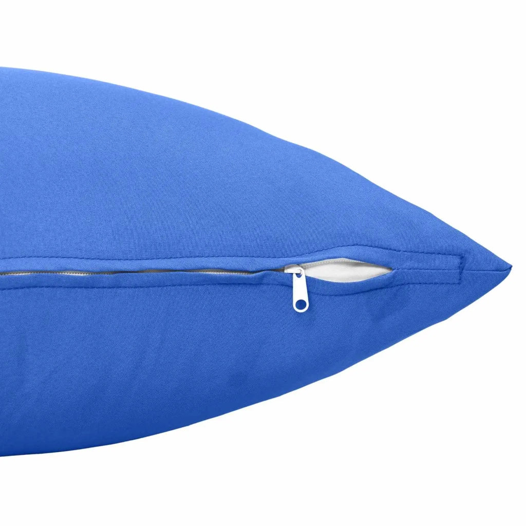 Federa 12 pcs HEERLEN Blu Reale 45 x 45 cm Poliestere 910506