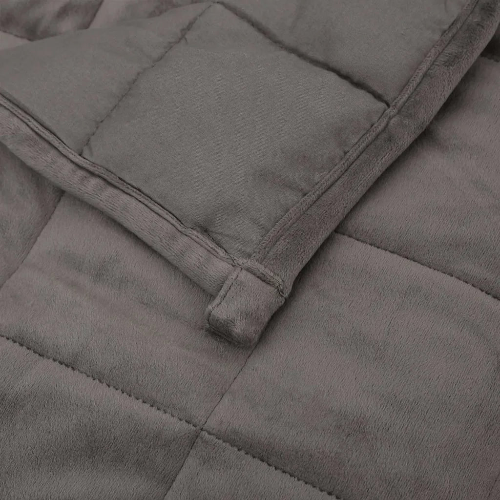 Coperta Ponderata Grigia 155x220 cm 7 kg Tessuto 350776