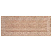 Runner in Moquette | Runner Tappeto MARSA Bianco 100 x 400 cm Poliestere e PVC