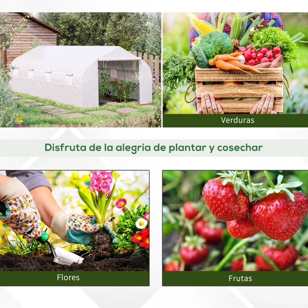 Casetta Giardino ¨C zephmum ¨C Bianco 6x3x2 m