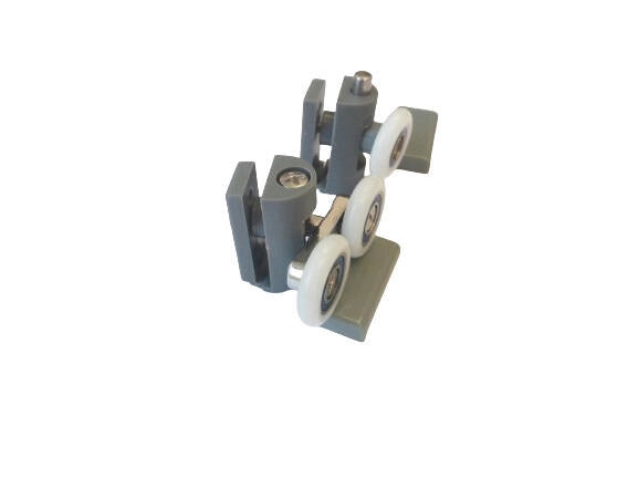 RC86 - 24x6 - Coppia Supporti in Nylon Grigio