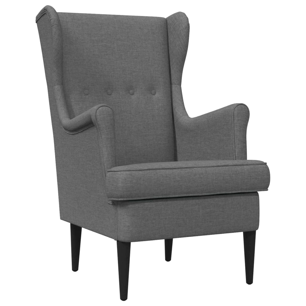Poltrona | Sedia Relax Grigio Scuro Tessuto