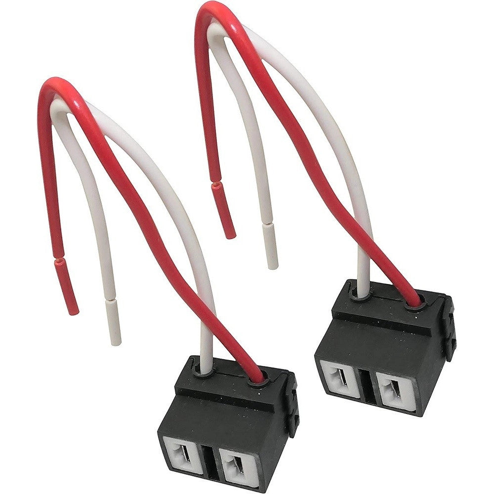 Trade Shop - 2 Portalampada Spina Femmina Connettore Faro Lampadina H7 In Ceramica Per Auto -
