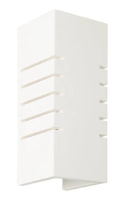 Applique Lampex Harold 697/1 bianca gesso/ceramica E14